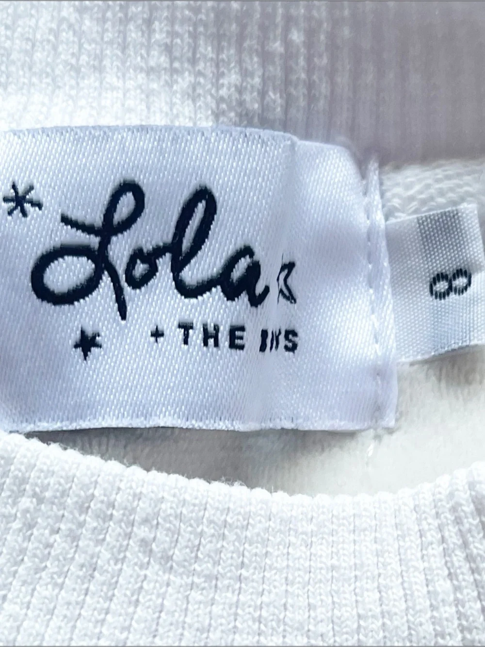 Lola + The Boys Rainbow Star Sweatshirt Jogger Set Girls Size 8 EUC
